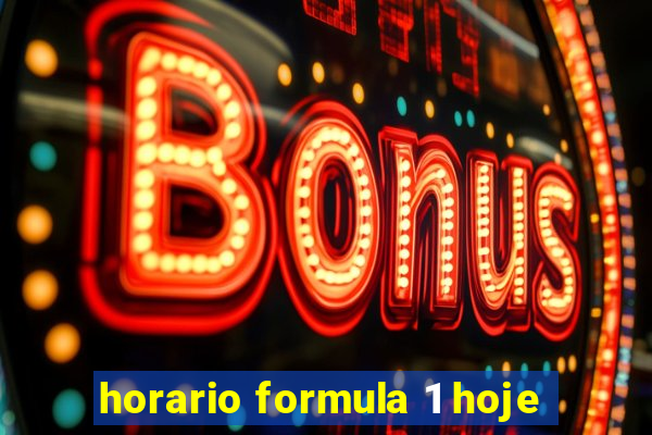 horario formula 1 hoje