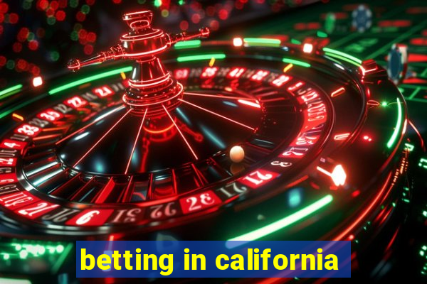 betting in california