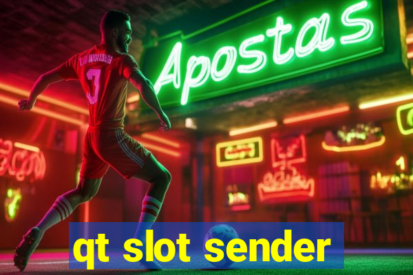 qt slot sender