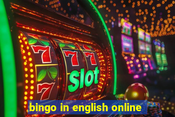 bingo in english online