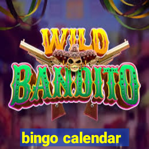 bingo calendar