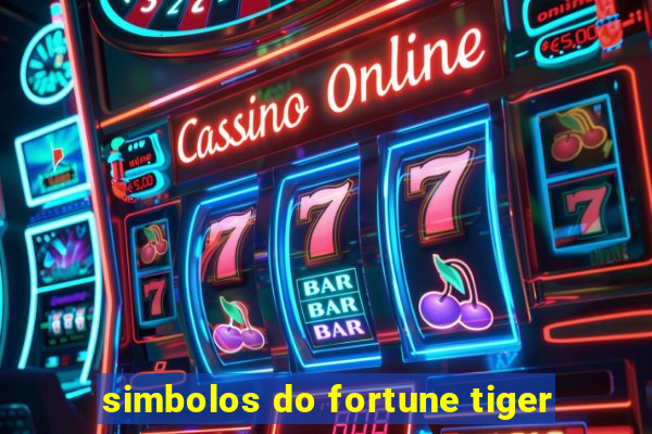 simbolos do fortune tiger