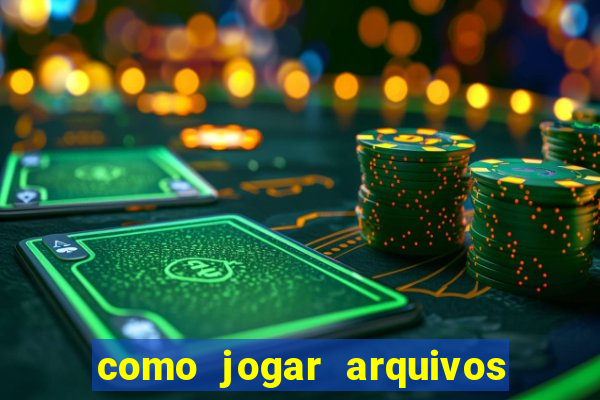 como jogar arquivos na nuvem