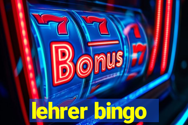 lehrer bingo