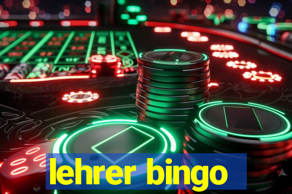 lehrer bingo