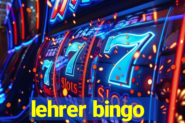 lehrer bingo