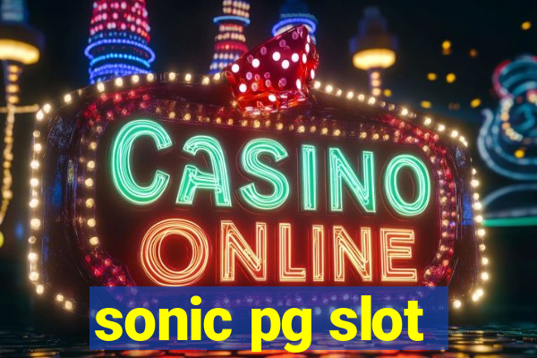 sonic pg slot