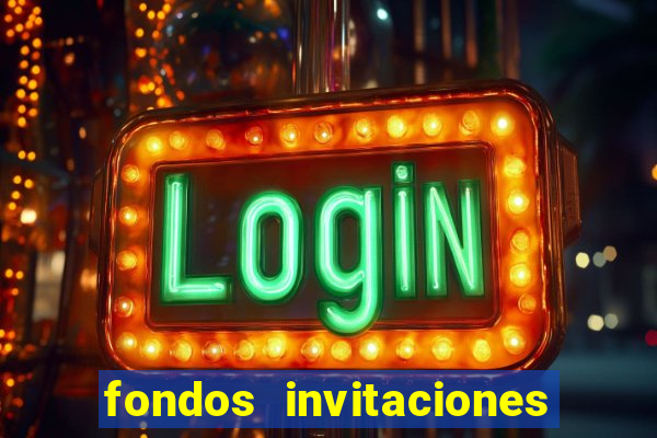 fondos invitaciones de bingo para editar