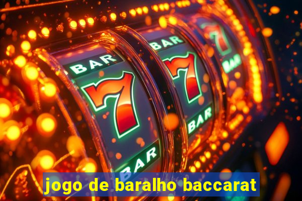 jogo de baralho baccarat