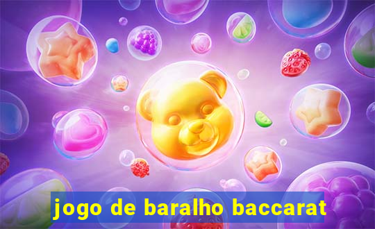 jogo de baralho baccarat