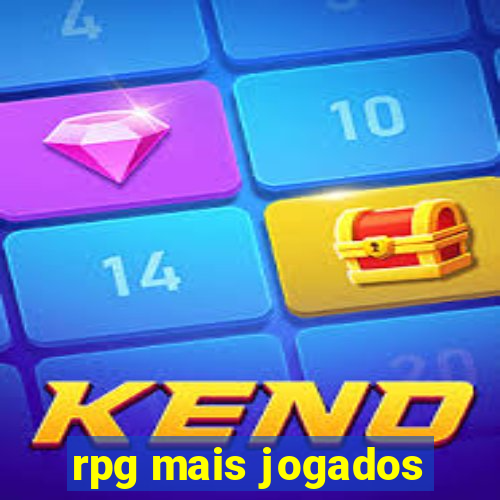 rpg mais jogados