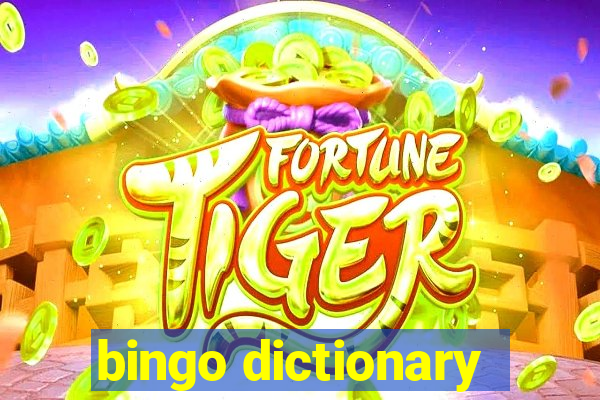 bingo dictionary