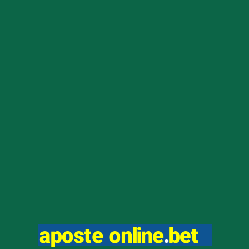 aposte online.bet