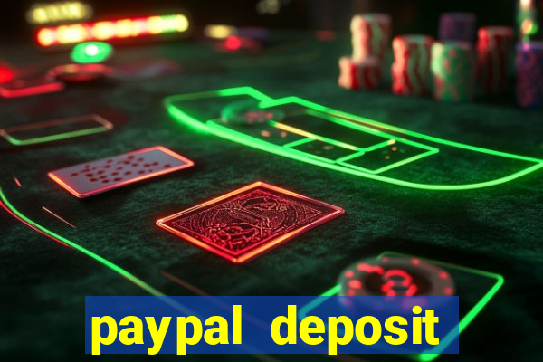 paypal deposit online casino