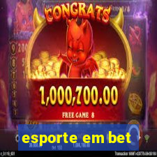 esporte em bet