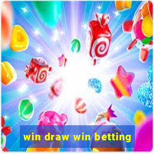 win draw win betting