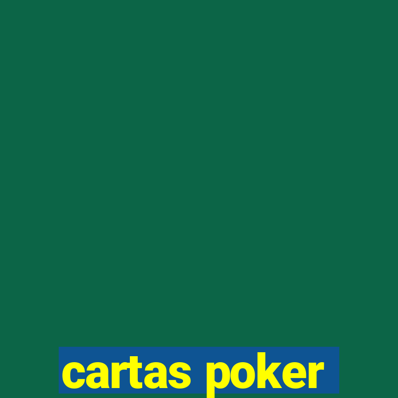 cartas poker