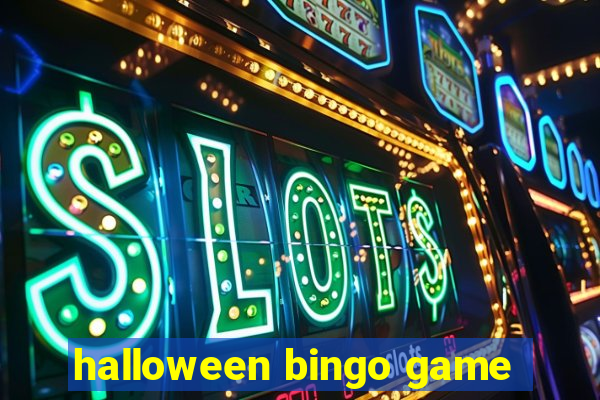 halloween bingo game