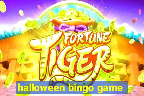 halloween bingo game