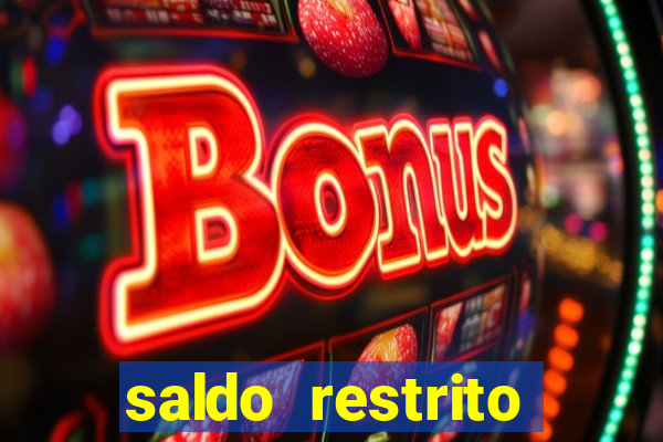 saldo restrito sporting bet