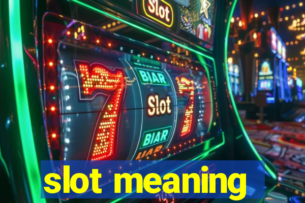 slot meaning