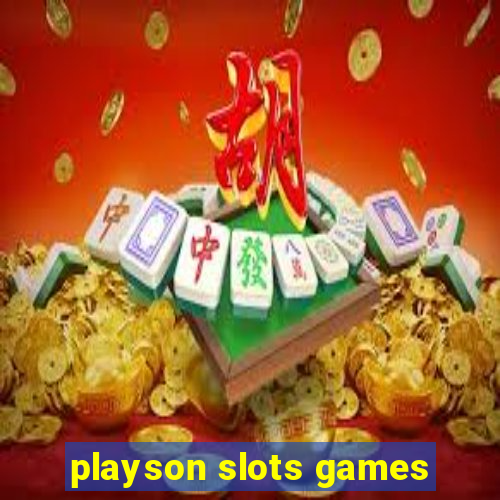 playson slots games