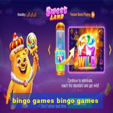 bingo games bingo games