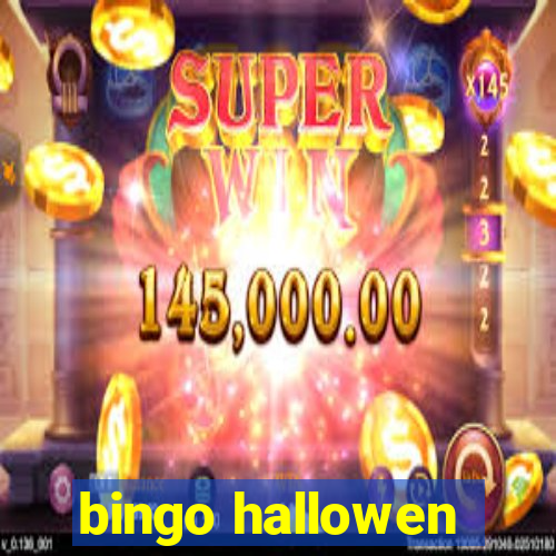 bingo hallowen