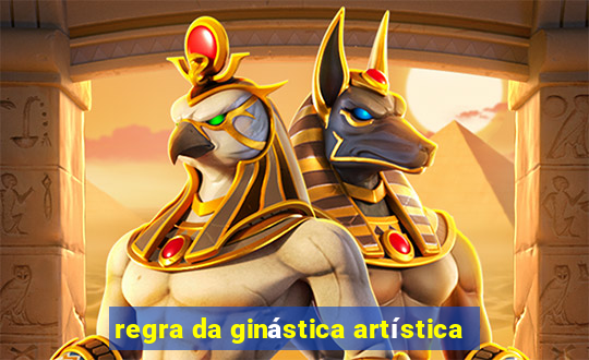 regra da ginástica artística