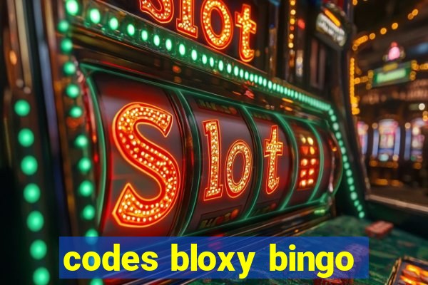 codes bloxy bingo