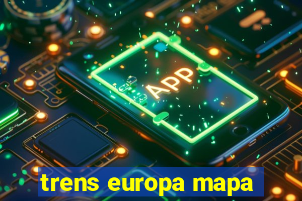 trens europa mapa