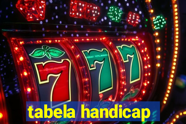 tabela handicap