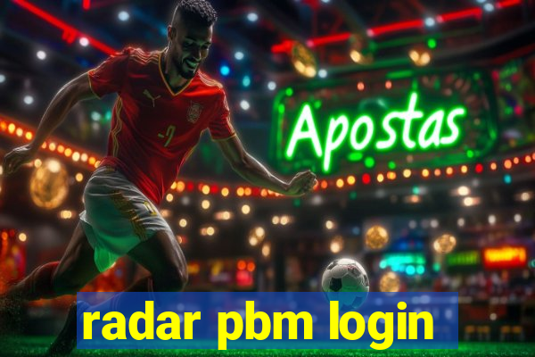 radar pbm login