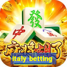 italy betting