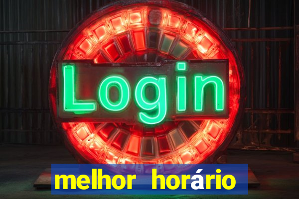 melhor horário fortune rabbit