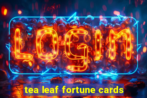 tea leaf fortune cards