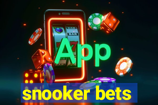 snooker bets