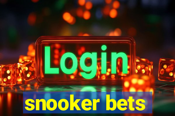 snooker bets