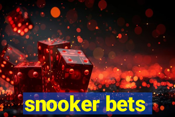 snooker bets