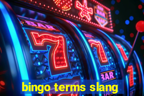 bingo terms slang