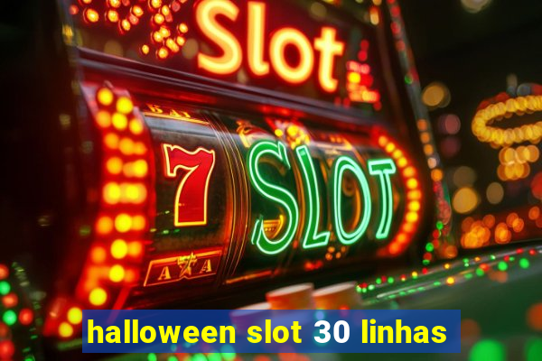 halloween slot 30 linhas