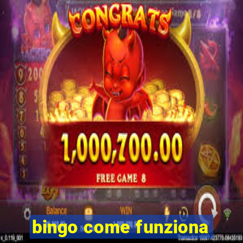 bingo come funziona