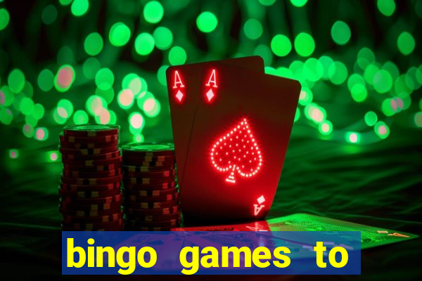 bingo games to play for free