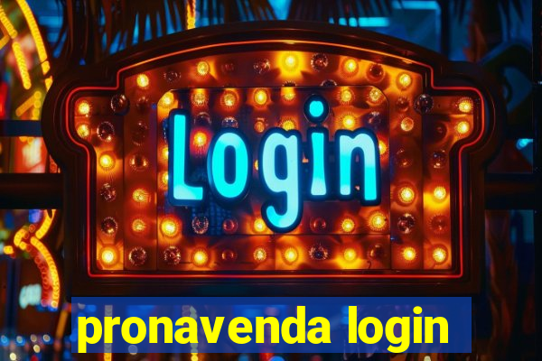 pronavenda login