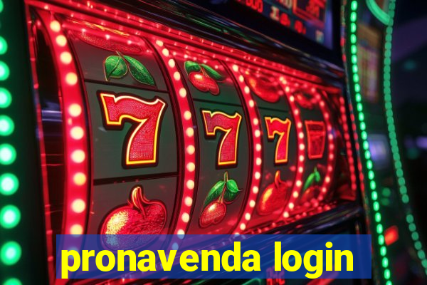 pronavenda login