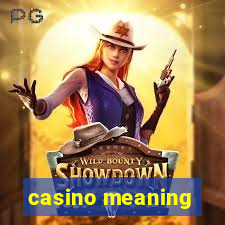 casino meaning