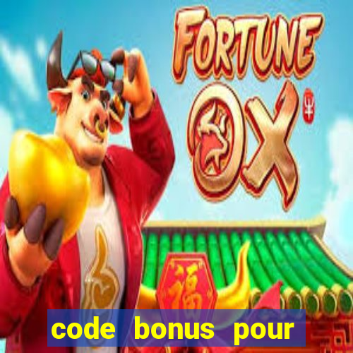 code bonus pour casino 777