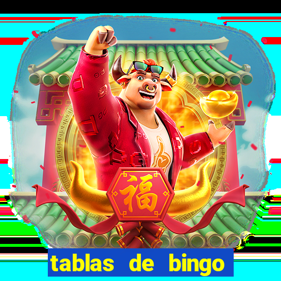 tablas de bingo para imprimir en excel