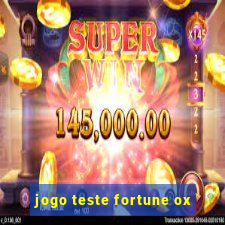 jogo teste fortune ox