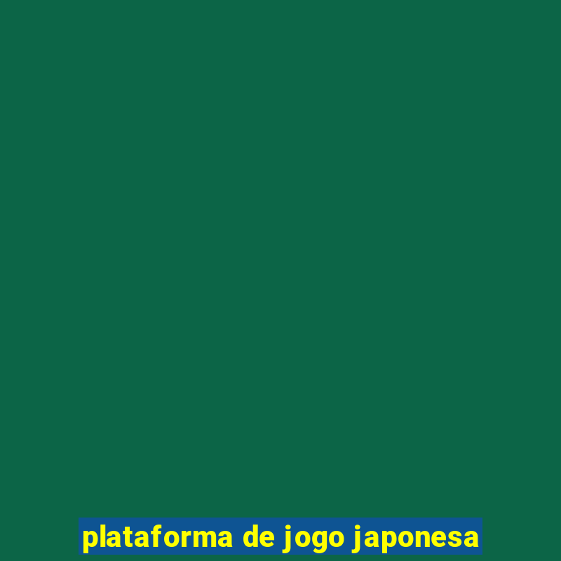 plataforma de jogo japonesa